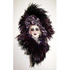 Unique Creations Limited Edition Lady Art Deco Face Mask Wall Hanging Decor   401575834588